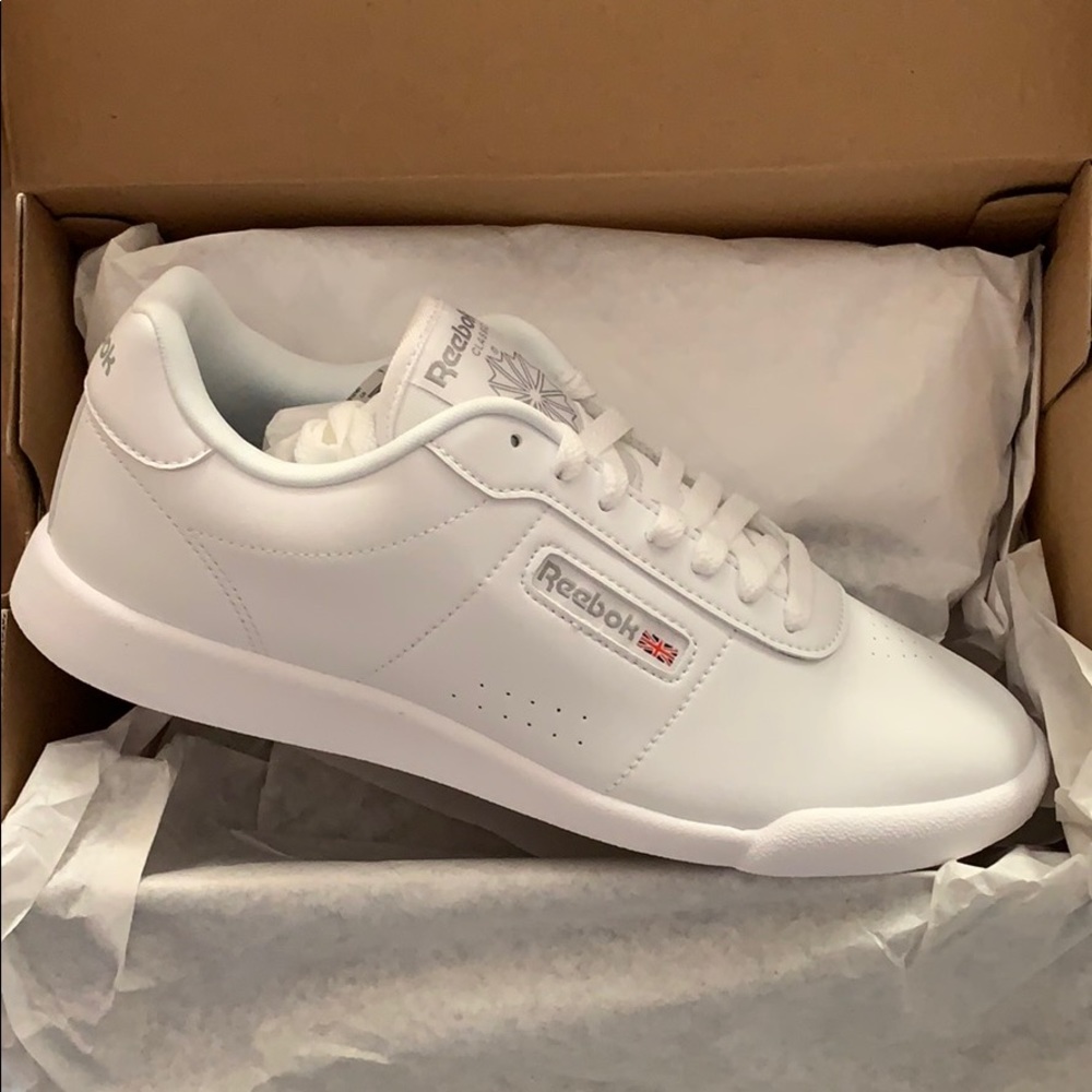 White Reebok shoes- ladies